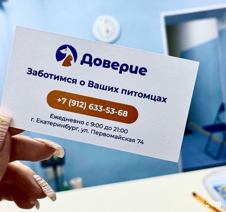 Доверие, ветеринарная клиника — груминг Екатеринбург